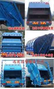 Cheng Liwei  CLW5160ZYSD5 Compressed garbage truck