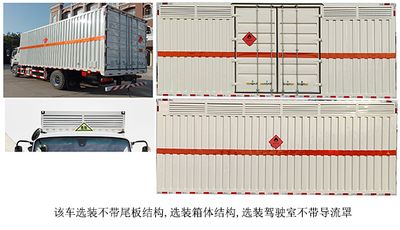 Zhongyan Automobile BSZ5183XRQC6B Flammable gas box transport vehicle