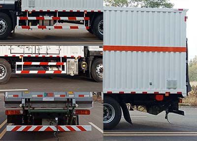 Zhongyan Automobile BSZ5183XRQC6B Flammable gas box transport vehicle