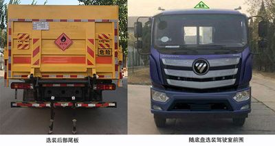 Zhongyan Automobile BSZ5183TQPC6B Gas cylinder transport vehicle