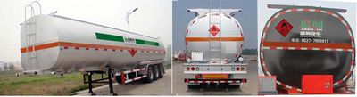 Shengrun  SKW9405GRYT Flammable liquid tank transport semi-trailer