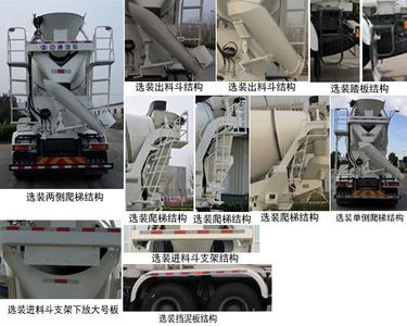 Dongyue  ZTQ5310GJBZ7N30E Concrete mixing transport vehicle