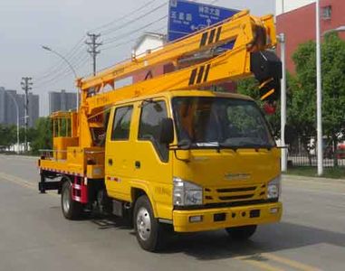 Huatong brand automobiles HCQ5060JGKQL6 High altitude work vehicle