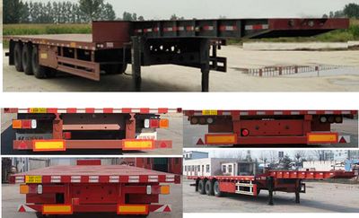 Lu Yunjun Cheng  YJC9400TDP Low flatbed semi-trailer