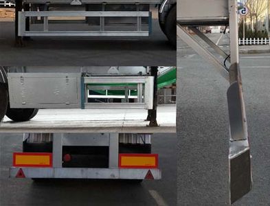 Changhua  HCH9407XXY Aluminum alloy box transport semi-trailer