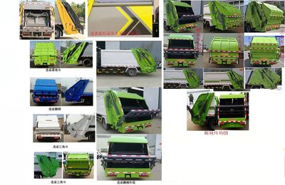 Zhongyunwei brand automobiles ZYW5041ZYS6EQ Compressed garbage truck