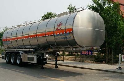 Changhua  HCH9400GRYMR Aluminum alloy flammable liquid tank transport semi-trailer