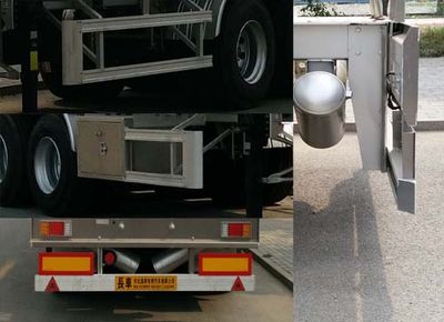 Changhua  HCH9400GRYMR Aluminum alloy flammable liquid tank transport semi-trailer