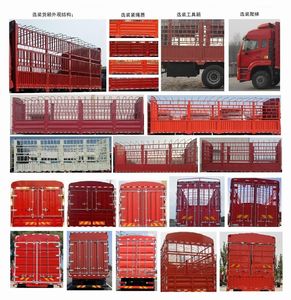 Haowo  ZZ5257CCYM56CGE1 Grate type transport vehicle