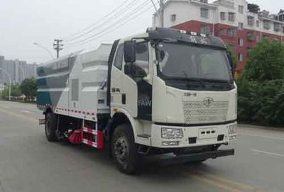 Huatong brand automobiles HCQ5180TXSCA6 Washing and sweeping vehicle