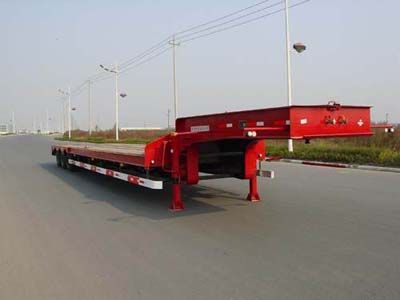 Tonghua  THT9405TD Low flatbed semi-trailer