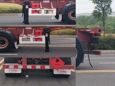 Guangda Hongyuan brand automobiles GHY9401TWY Transport semi-trailer of dangerous goods tank frame