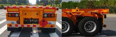 Guangda Hongyuan brand automobiles GHY9401TWY Transport semi-trailer of dangerous goods tank frame