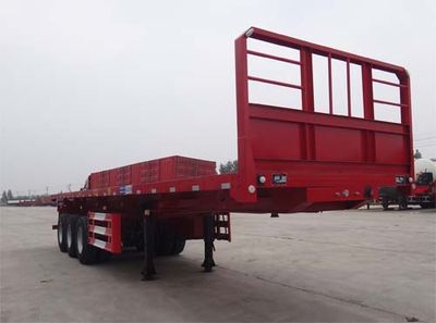 Guangke brand automobiles YGK9404ZZXP Flat dump semi-trailer