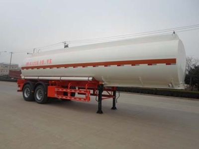 Hengxin Zhiyuan brand automobiles CHX9350GRY Flammable liquid tank transport semi-trailer