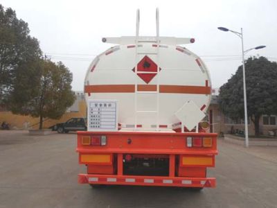 Hengxin Zhiyuan brand automobiles CHX9350GRY Flammable liquid tank transport semi-trailer