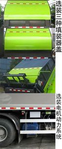 Zhonglian Automobile ZBH5250ZYSCAE6 Compressed garbage truck