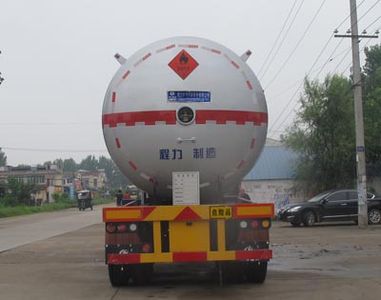 Cheng Liwei  CLW9407GYQA Semi trailer for liquefied gas transportation