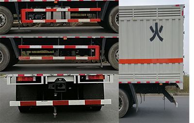 Huayueda brand automobiles LZX5320XZWDX2 Miscellaneous dangerous goods box transport vehicle