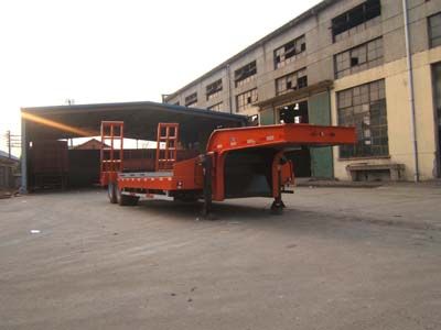 Lingguang  AP9353TDP Low flatbed semi-trailer