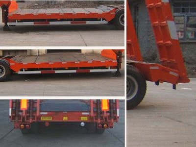 Lingguang  AP9353TDP Low flatbed semi-trailer