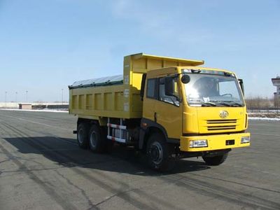 Jiefang Automobile CA3253P7K2T1F Flat head diesel dump truck