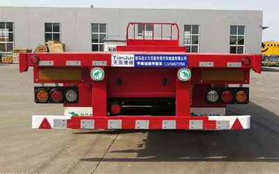 Tianjun Dejin brand automobiles TJV9402TPBK Flat transport semi-trailer