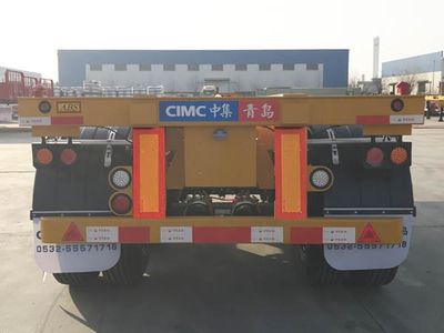 CIMC ZJV9356TJZQD Container transport semi-trailer