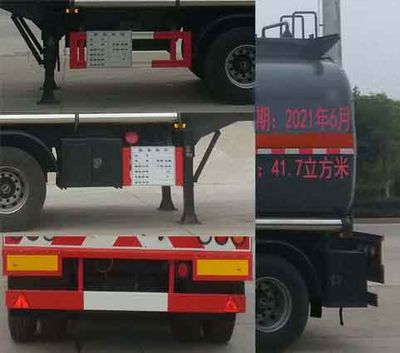 Chufei  CLQ9407GRYB Flammable liquid tank transport semi-trailer