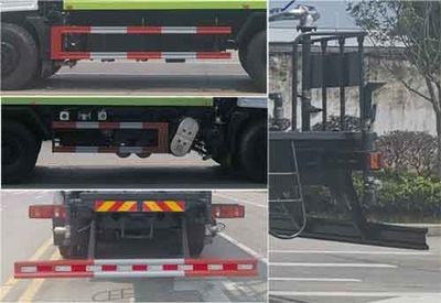 Huatong brand automobiles HCQ5252GPSFV6 watering lorry 