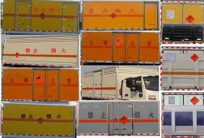 Duo Shi Xing  JHW5160XRQAC Flammable gas box transport vehicle