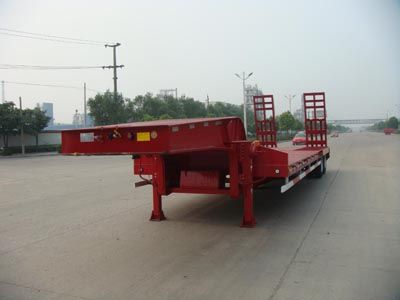 CIMC ZJV9350TDPHJA Low flatbed semi-trailer