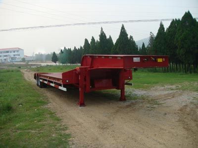 CIMC ZJV9350TDPHJA Low flatbed semi-trailer