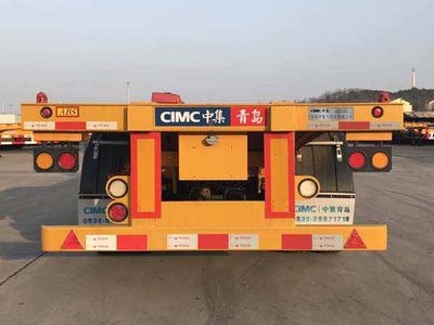 CIMC ZJV9350TJZQDX Container transport semi-trailer