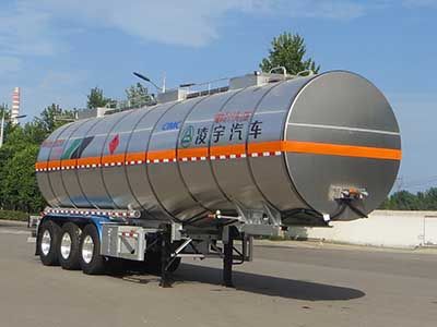 Lingyu  CLY9405GRYC1 Flammable liquid tank transport semi-trailer