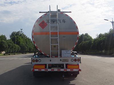 Lingyu  CLY9405GRYC1 Flammable liquid tank transport semi-trailer