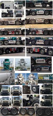 Qingzhuan  QDZ5311GJBZHTX30E1 Concrete mixing transport vehicle