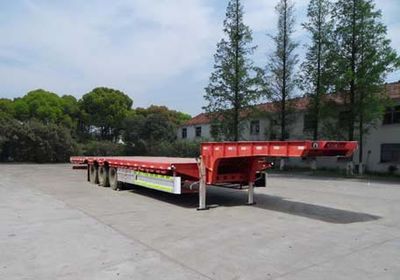 Keyu brand automobiles XQF9400TDP Low flatbed semi-trailer