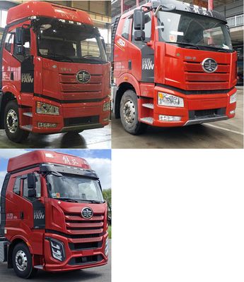 Jiefang Automobile CA4250P66M25T1A6E6 Flat head natural gas semi-trailer tractor