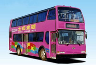 Changjiang brand automobile CJ6100SL1CH Double decker sightseeing bus