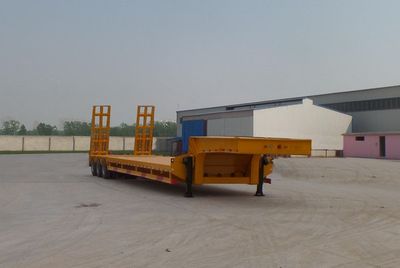 Jinlong Dongjie brand automobiles TDJ9400TDPXZ Low flatbed semi-trailer