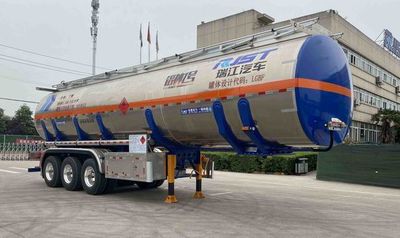 Ruijiang  WL9401GRYJ02 Aluminum alloy flammable liquid tank transport semi-trailer