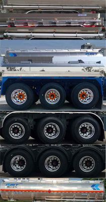 Ruijiang  WL9401GRYJ02 Aluminum alloy flammable liquid tank transport semi-trailer