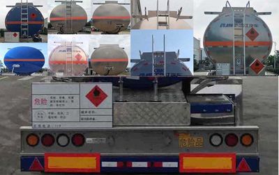 Ruijiang  WL9401GRYJ02 Aluminum alloy flammable liquid tank transport semi-trailer