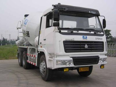 Huatong brand automobiles ZJY5254GJB Concrete mixing transport vehicle