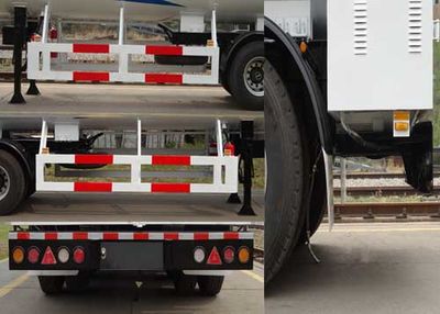 Baohuan  HDS9390GDY Low temperature liquid transport semi-trailer