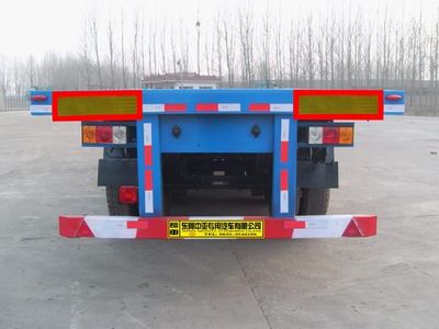 Qilu Zhongya  DEZ9400TPB Flat transport semi-trailer