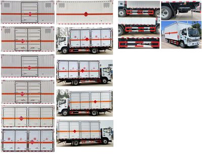 Dali  DLQ5120XRQEQ6 Flammable gas box transport vehicle