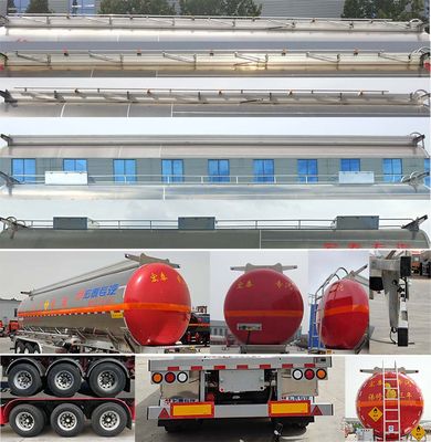 Zhengkang Hongtai brand automobiles HHT9402GYW Tank transport semi-trailer for oxidizing substances