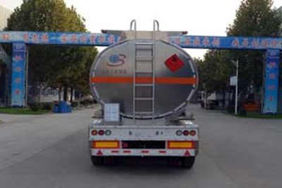 Minghang  ZPS9408GRY Aluminum alloy flammable liquid tank transport semi-trailer